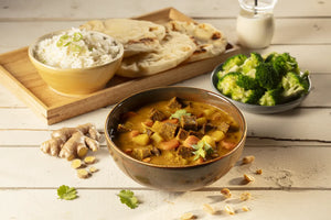 Curry and coconut stew with Chika